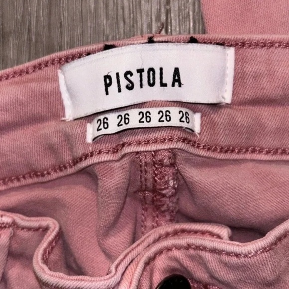 Pistola Hannah Skinny Pink Cargo Jeans - Picture 4 of 5